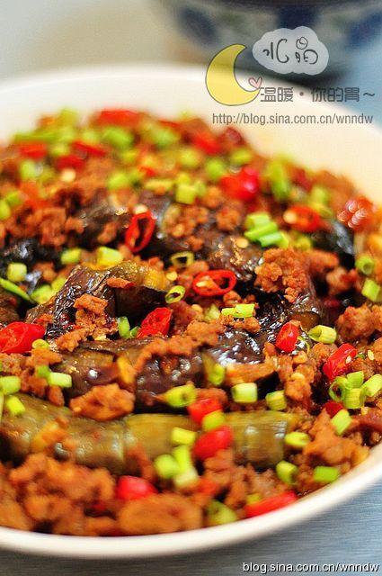 无油版蟠龙茄子的做法