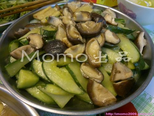 香菇青瓜的做法