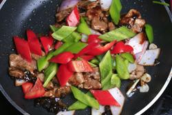 超嫩的豉椒牛柳的做法