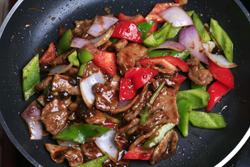 超嫩的豉椒牛柳的做法