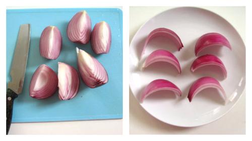 香煎洋葱酿肉的做法