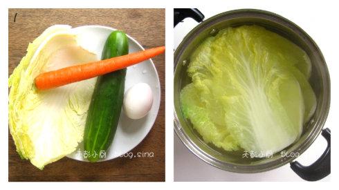 清新白菜卷的做法