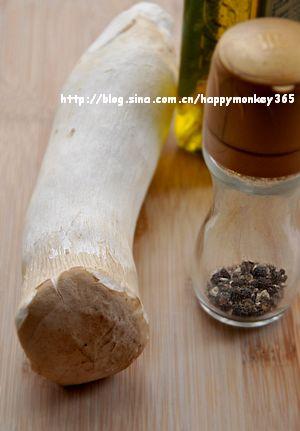 黑椒油煎杏鲍菇的做法