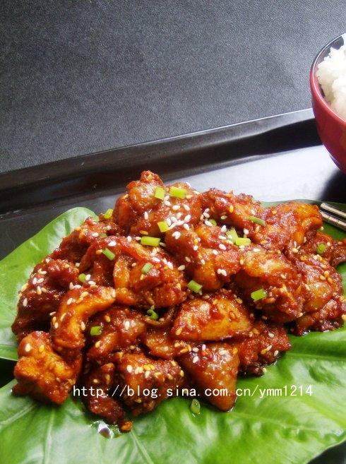 韩式辣鸡块的做法