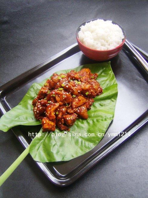 韩式辣鸡块的做法