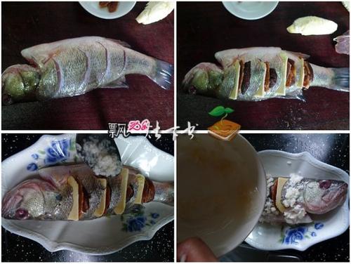 酒酿蒸鲈鱼的做法