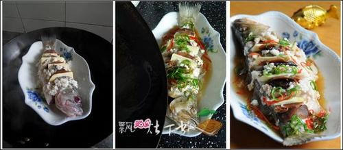 酒酿蒸鲈鱼的做法