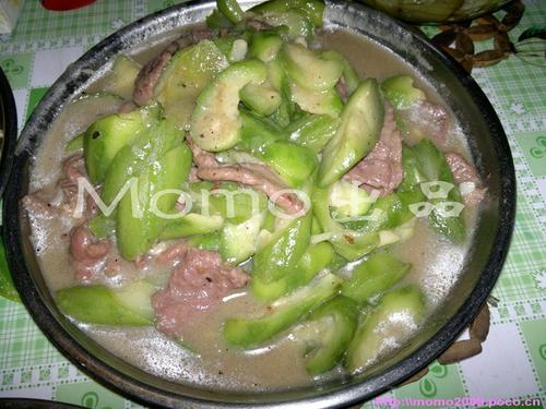 牛肉炒丝瓜的做法