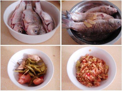 双椒蒸鱼的做法