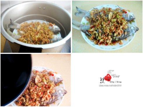 双椒蒸鱼的做法