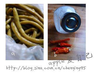 清炒酸豆角的做法