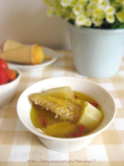 甘蔗鸡汤的做法