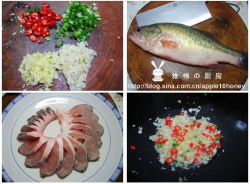 开屏鲈鱼的做法