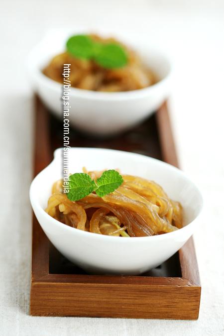 萝卜丝炒粉条的做法