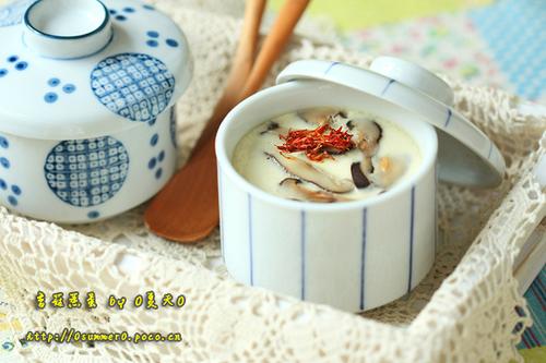 日式香菇蒸蛋的做法