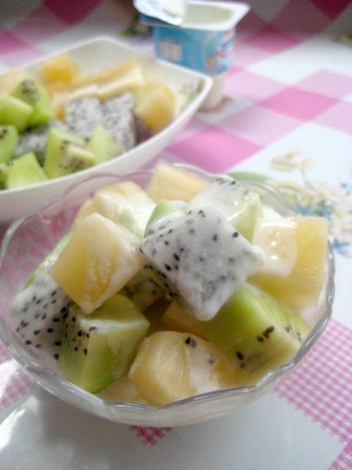 雪莲果水果沙拉的做法