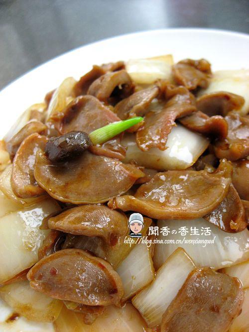 葱爆鸡珍的做法