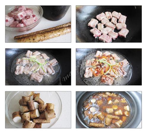 铁棍山药烧排骨的做法