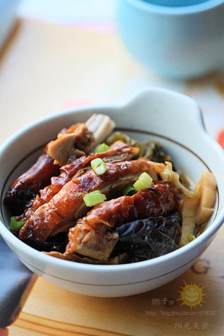 酸菜烤鸭的做法