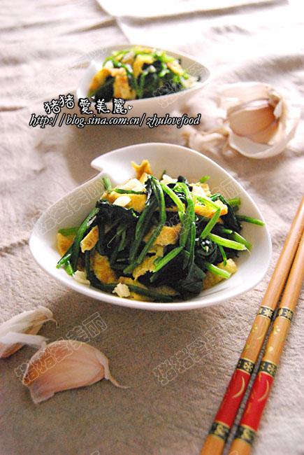 鸡蛋拌菠菜的做法