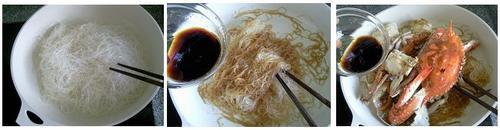 螃蟹粉丝煲的做法