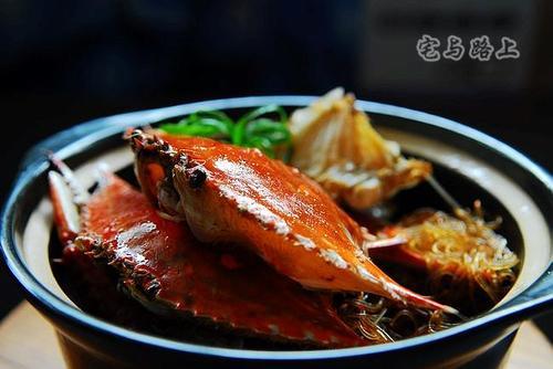 螃蟹粉丝煲的做法