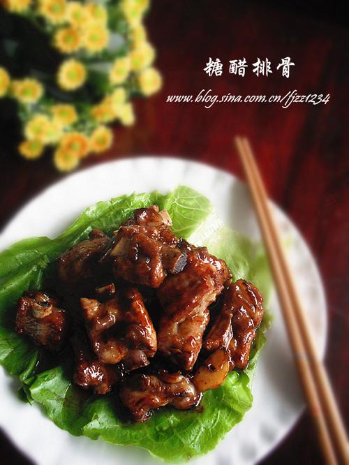 健康少油糖醋排骨的做法