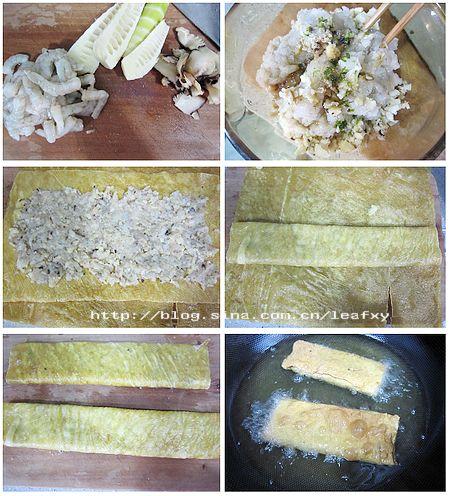 梅酱配炸响铃的做法