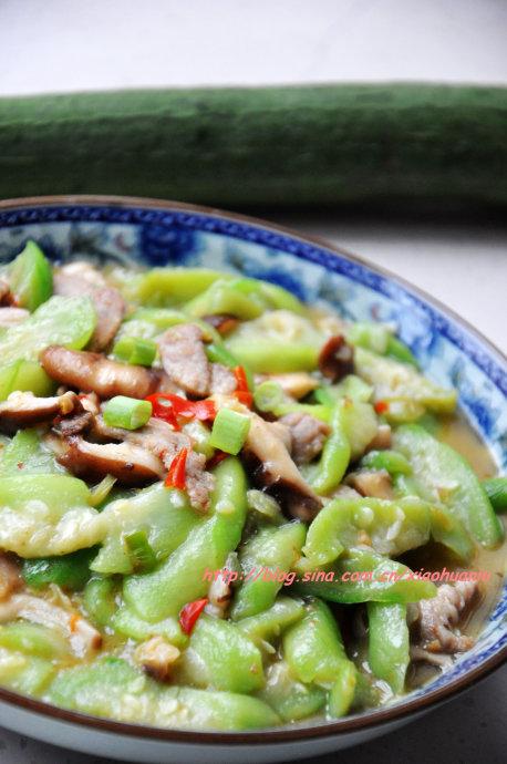 丝瓜烧鲜菇的做法