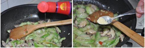丝瓜烧鲜菇的做法