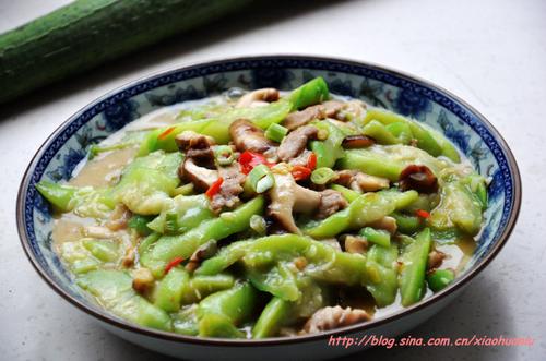 丝瓜烧鲜菇的做法