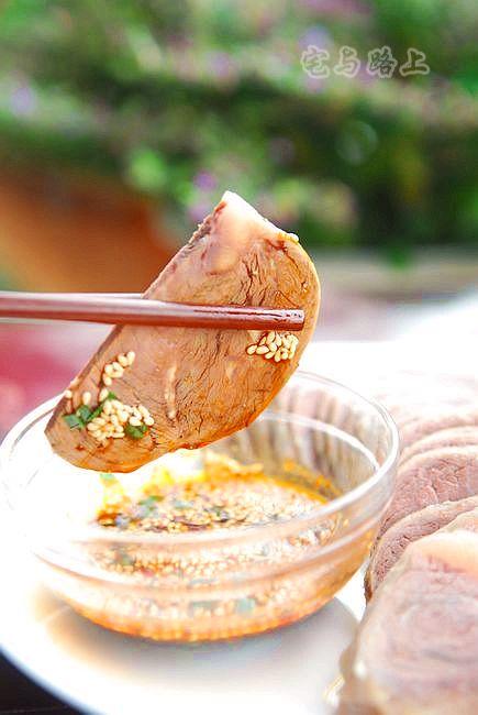 蘸汁牛肉的做法