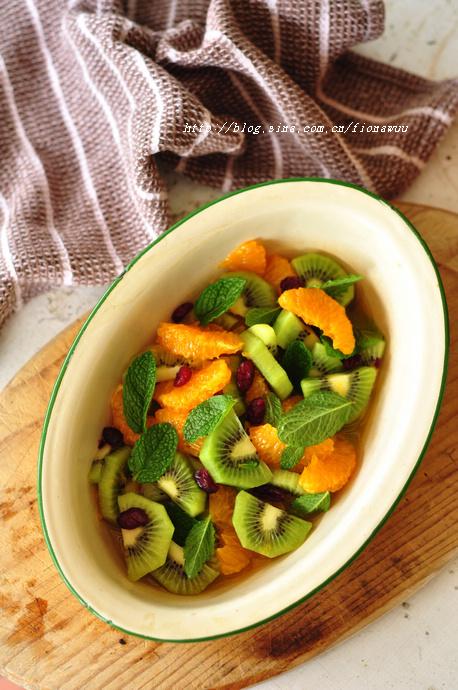 葡萄柚水果沙拉的做法