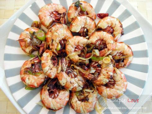 麻辣虎皮虾的做法