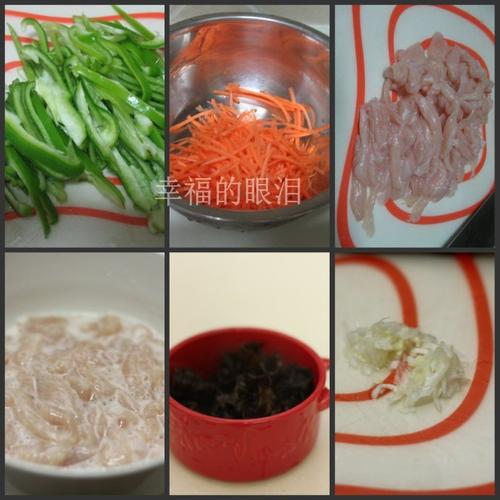 鱼香鸡丝的做法