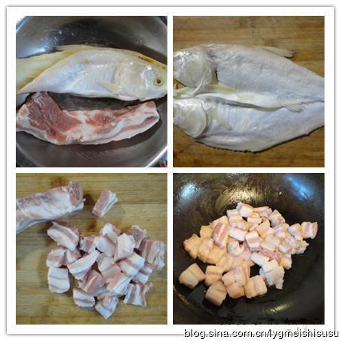 黄鱼鲞烧肉的做法