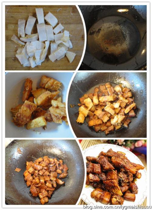 黄鱼鲞烧肉的做法