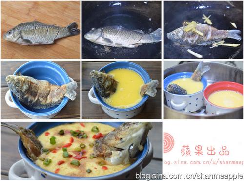 营养又美味的鲫鱼蒸蛋的做法