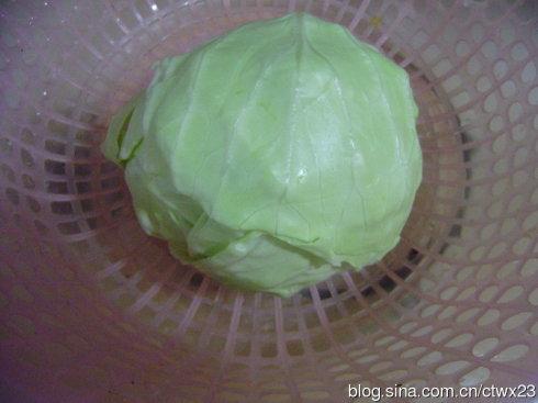 炝炒圆白菜的做法