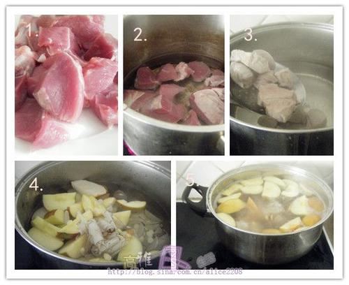 苹果雪梨海底椰猪腱汤的做法