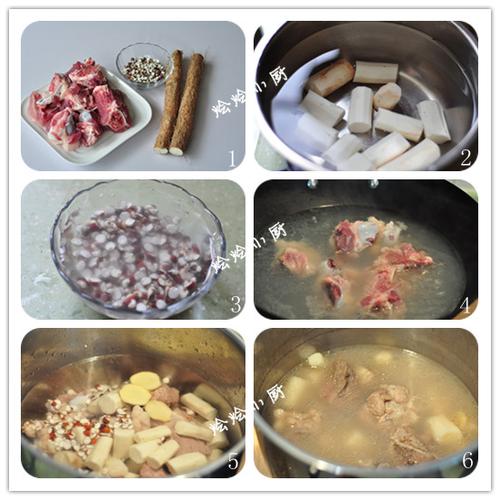 淮山茨实骨头汤的做法