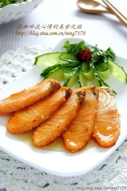 柠香蜜汁三文鱼的做法