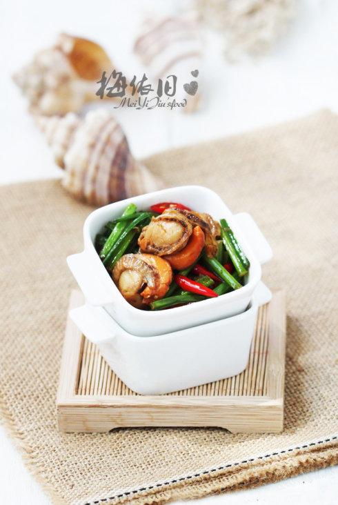 沙茶扇贝肉的做法