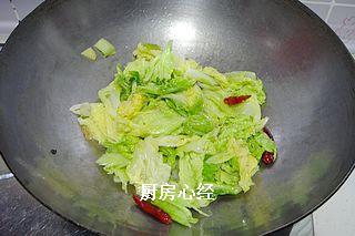 10秒铁锅干煸白菜稍干煸白菜的做法