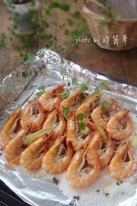 盐焗虾的做法