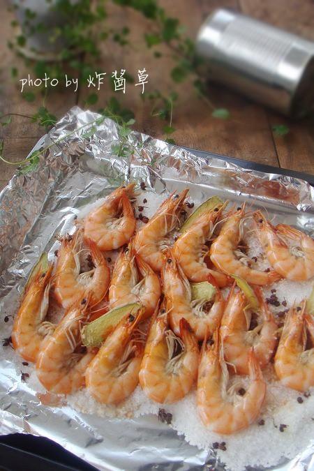 盐焗虾的做法