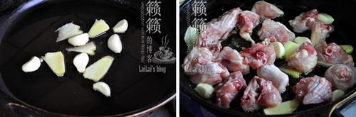 茶树菇麻油香锅鸡的做法