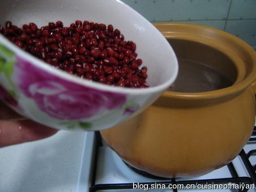 红豆红枣仔排汤的做法