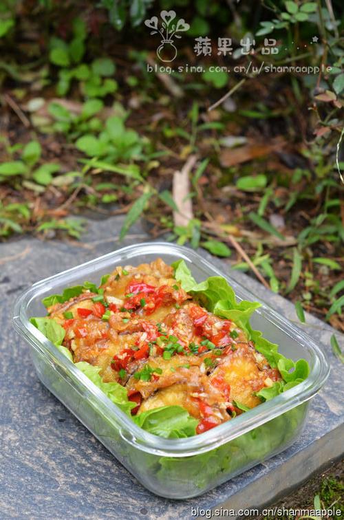 鱼香茄合的做法