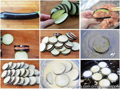 鱼香茄合的做法